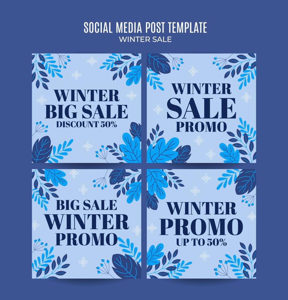 winter design for advertising, banners, leaflets and flyers vector