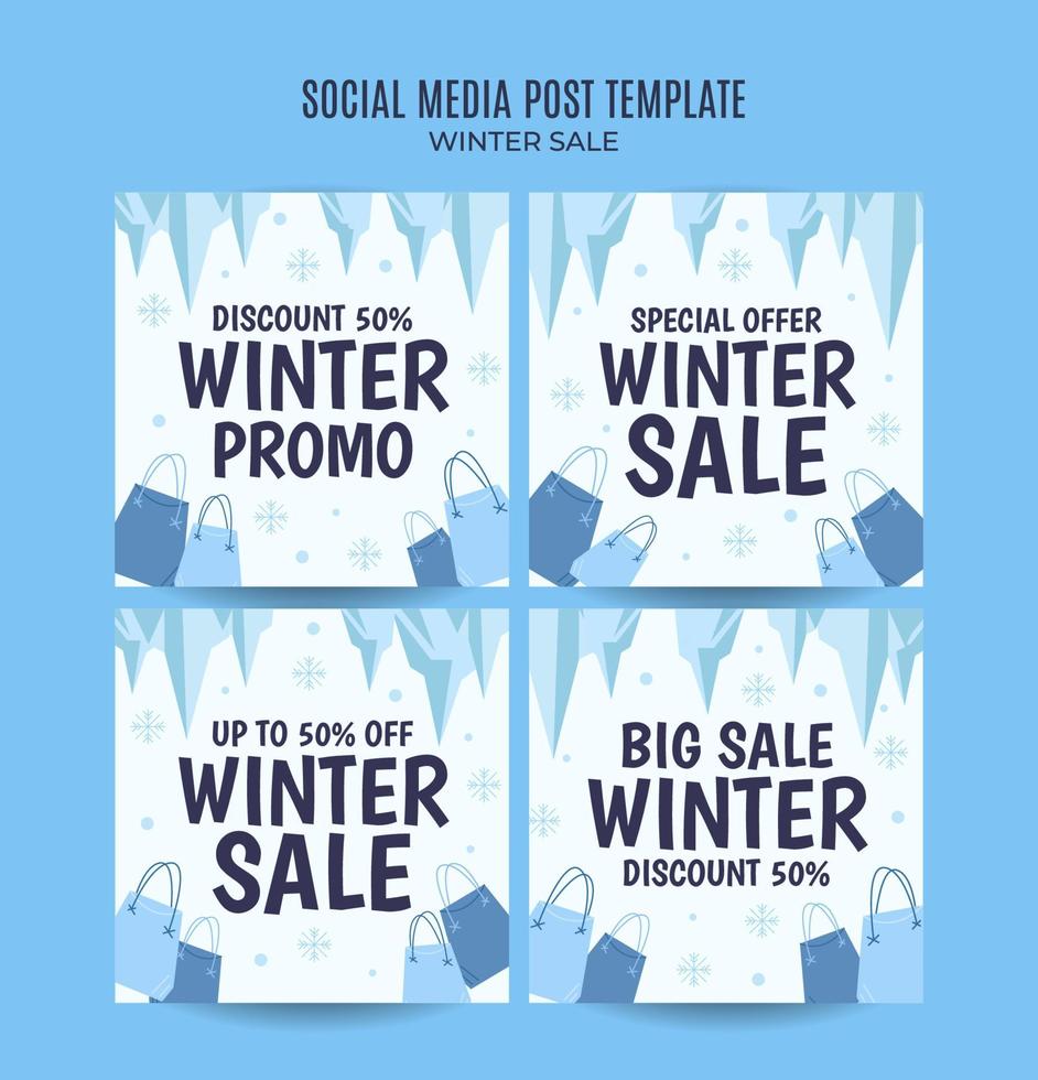 winter design for advertising, banners, leaflets and flyers vector