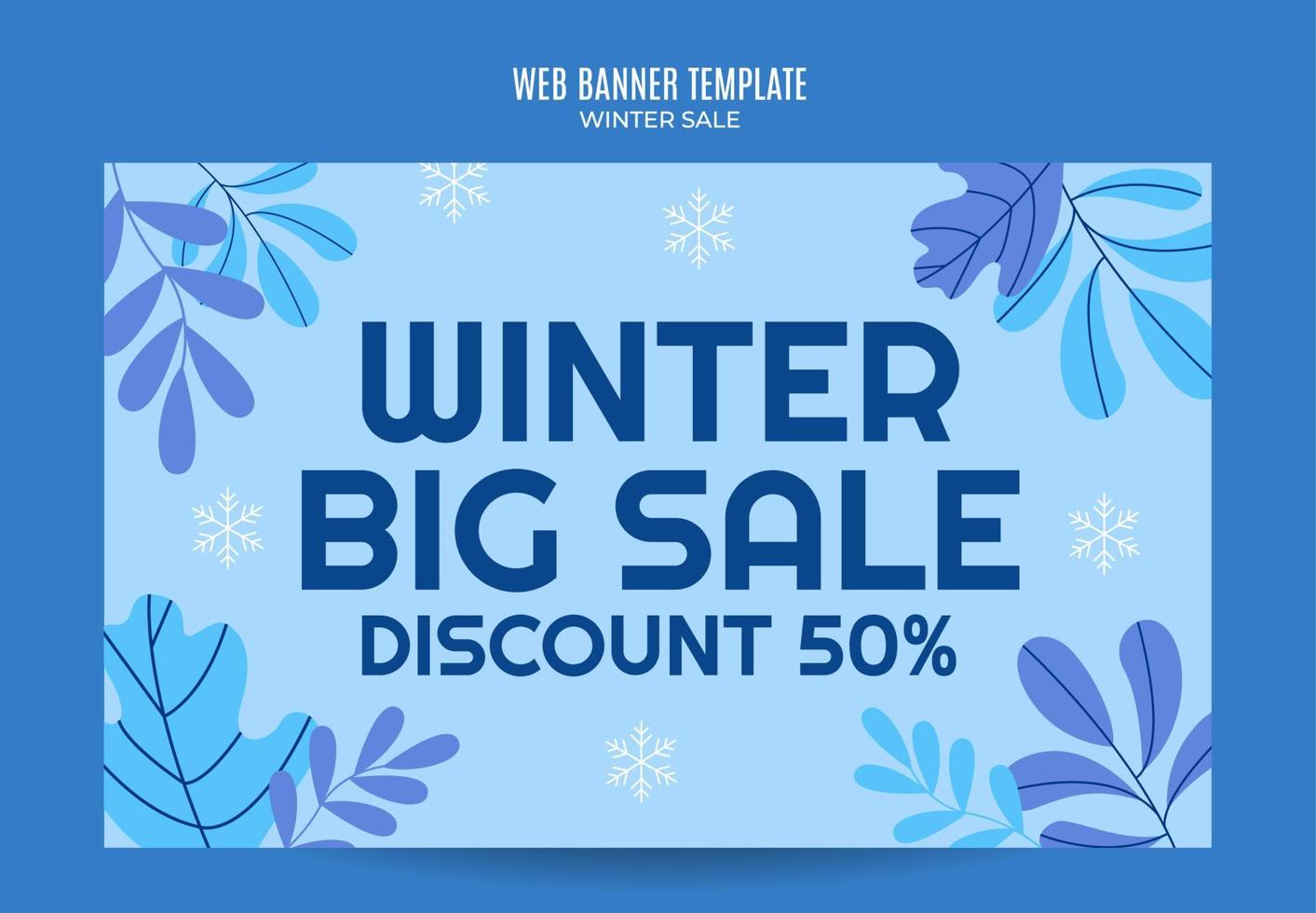 winter design for advertising, banners, leaflets and flyers vector