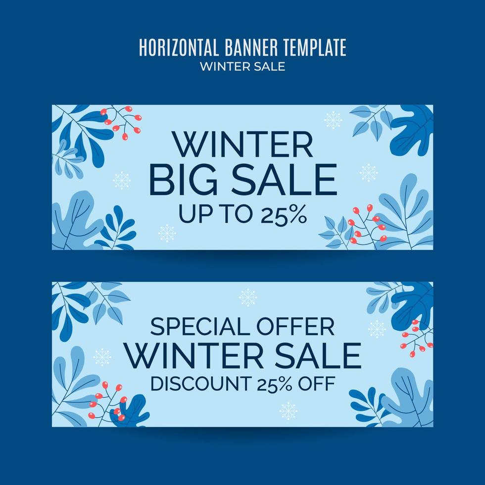 winter design for advertising, banners, leaflets and flyers vector