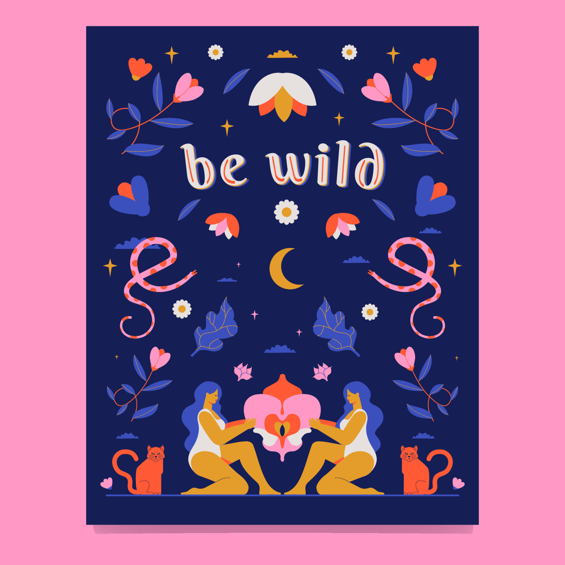 Mystic Cat Vector Art, Icons, and Graphics for Free Download