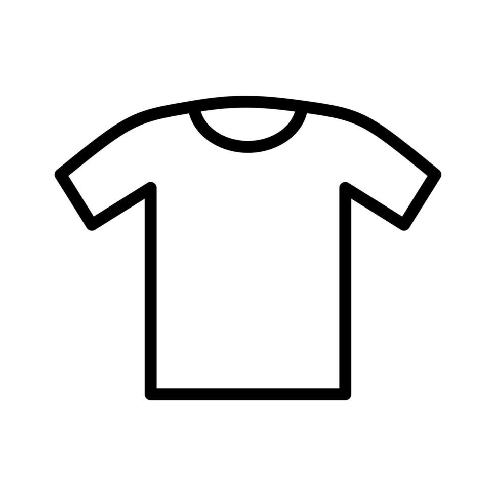 icono de contorno de camiseta vector