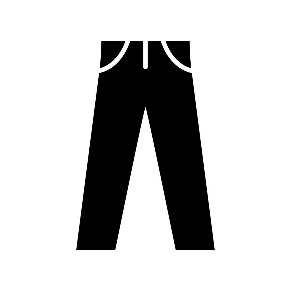 pant flat icon vector