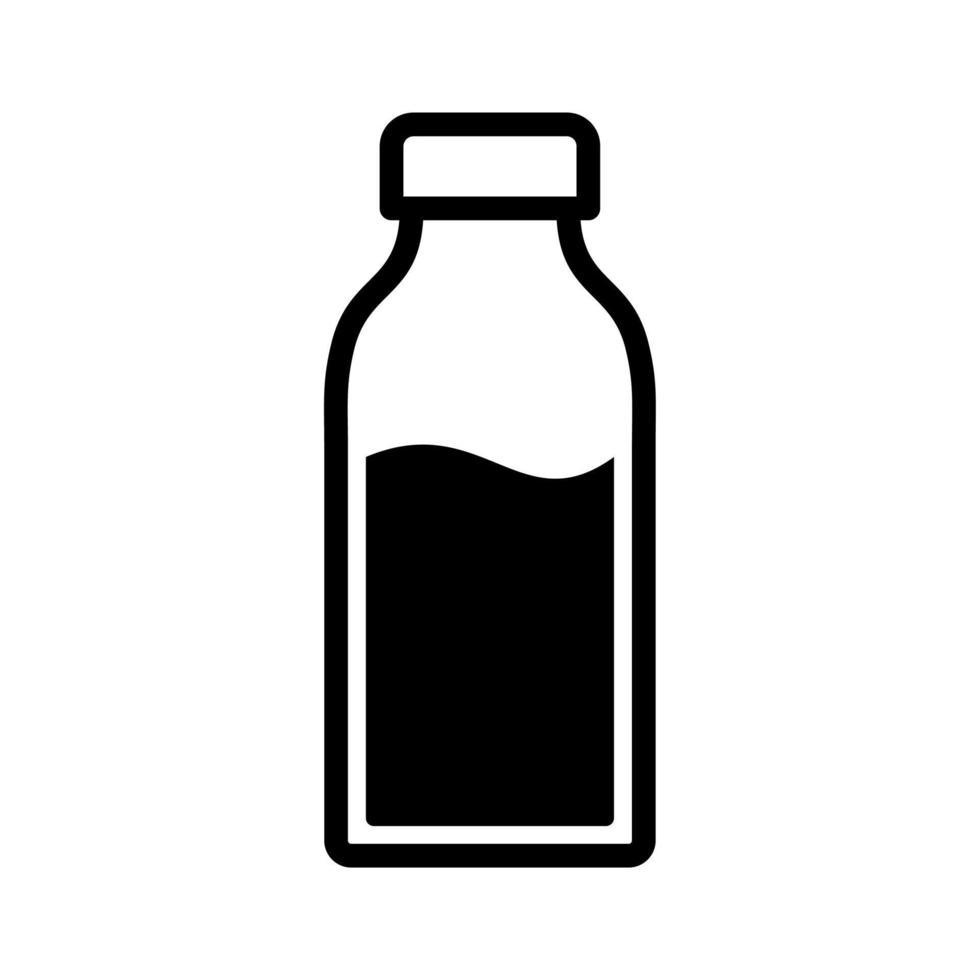 icono de botella de leche vector