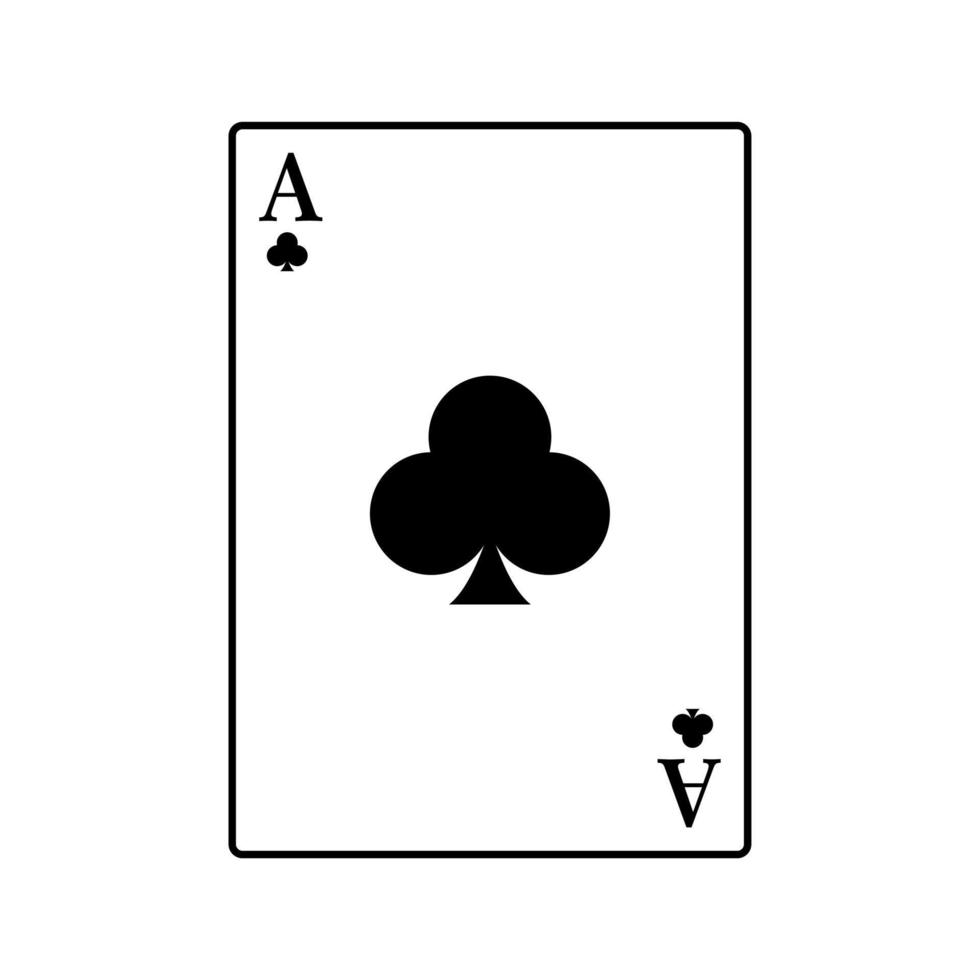 poker card icon vector