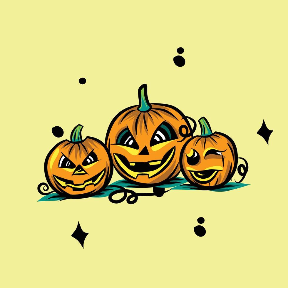 happy helloween on halloween vector doodle element .hallowen illustration vector design