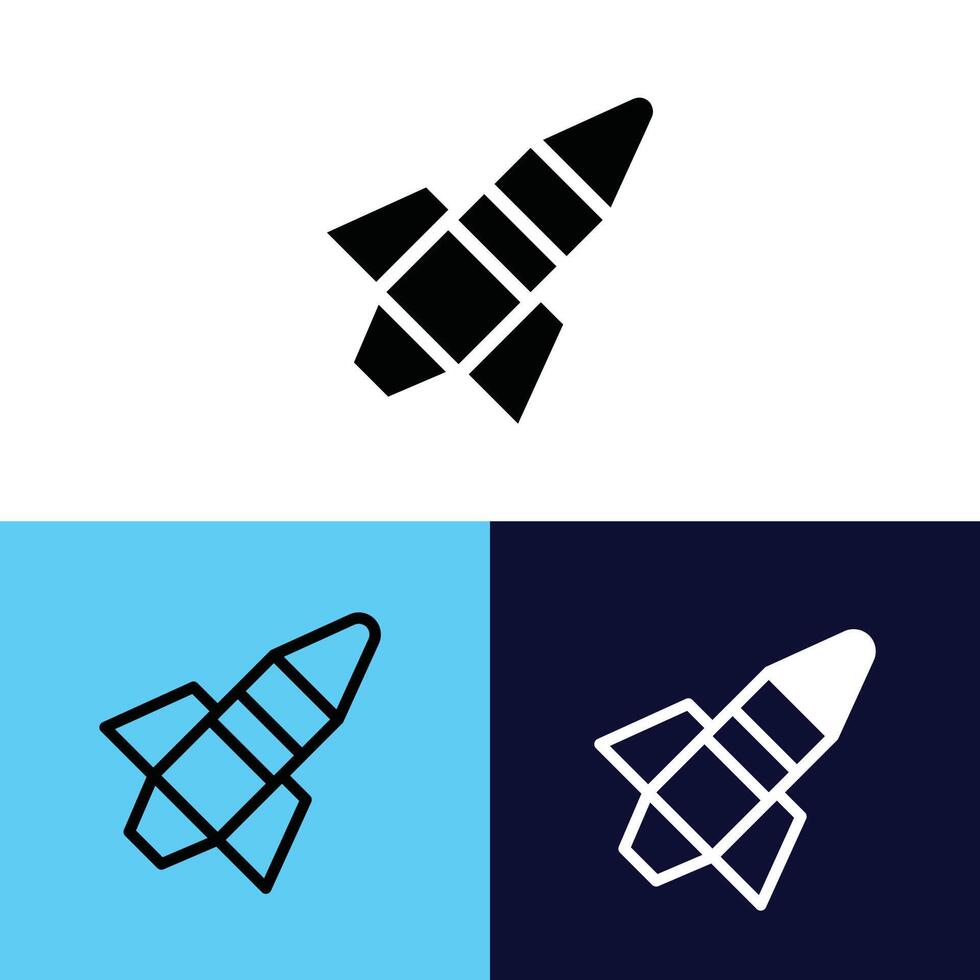 illustration vector and logo Rocket. sign from modern collection for mobile concept and web apps design. Nice design perfect.