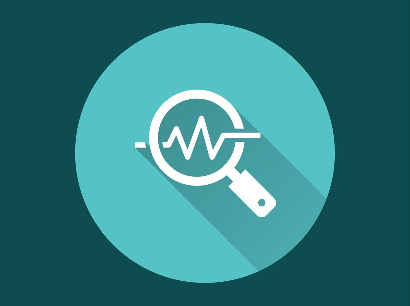 Monitoring icon for graphic and web design. vector