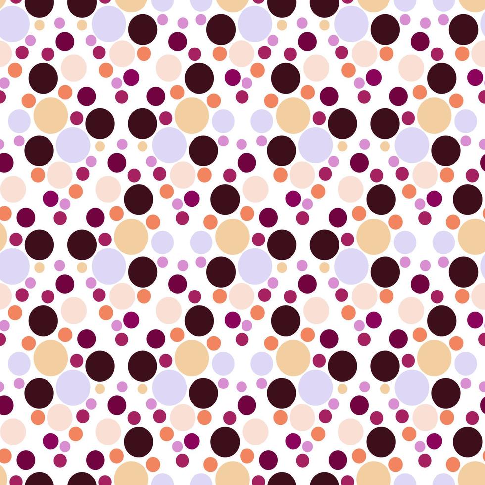 Bright circle seamless pattern vector