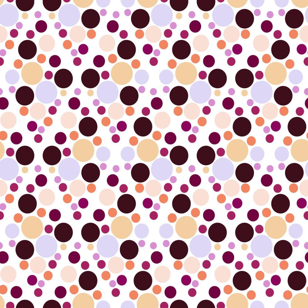 Bright circle seamless pattern vector