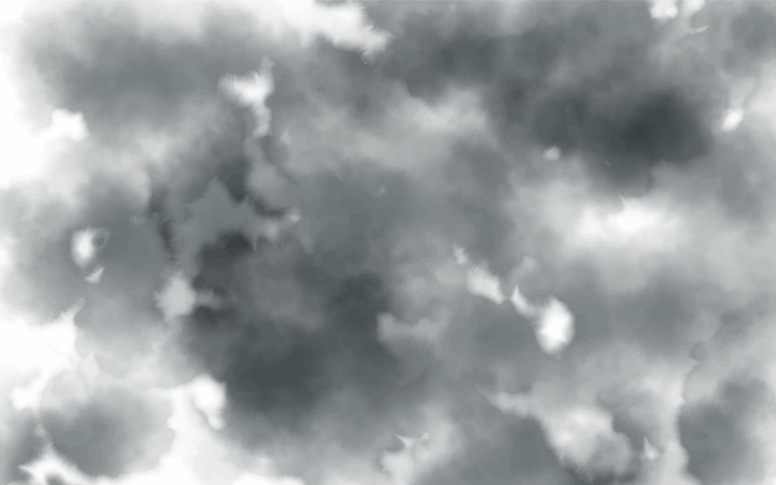 cielo gris con fondo de nubes. textura oscuras nubes ominosas angustiadas con cúmulos. sin fisuras con la textura de la imagen de tonos grises oscuros de humo. vector