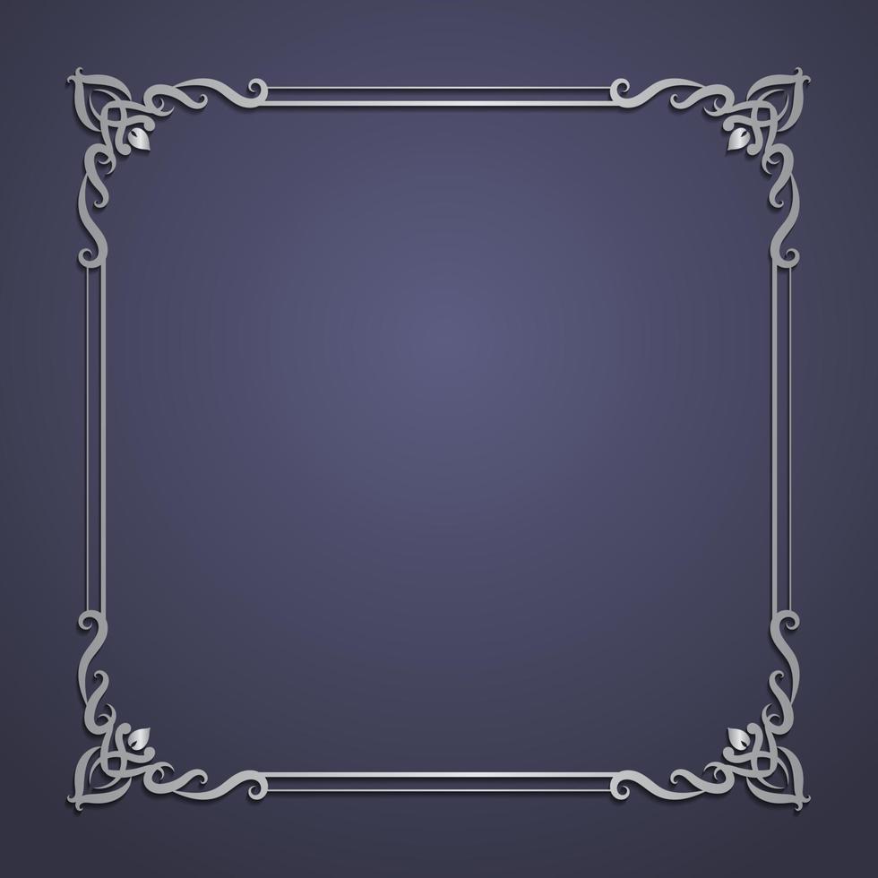 frame vintage, classic vector decoration