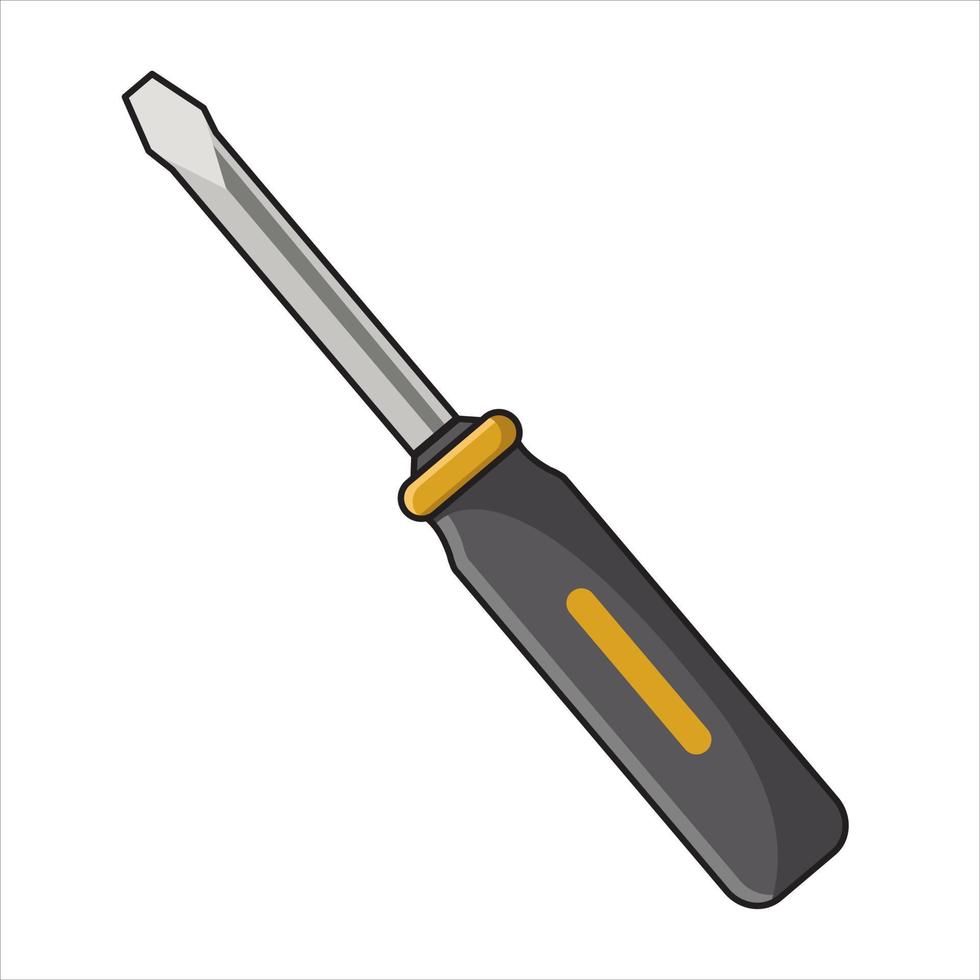 screwdriver minus illustration vector