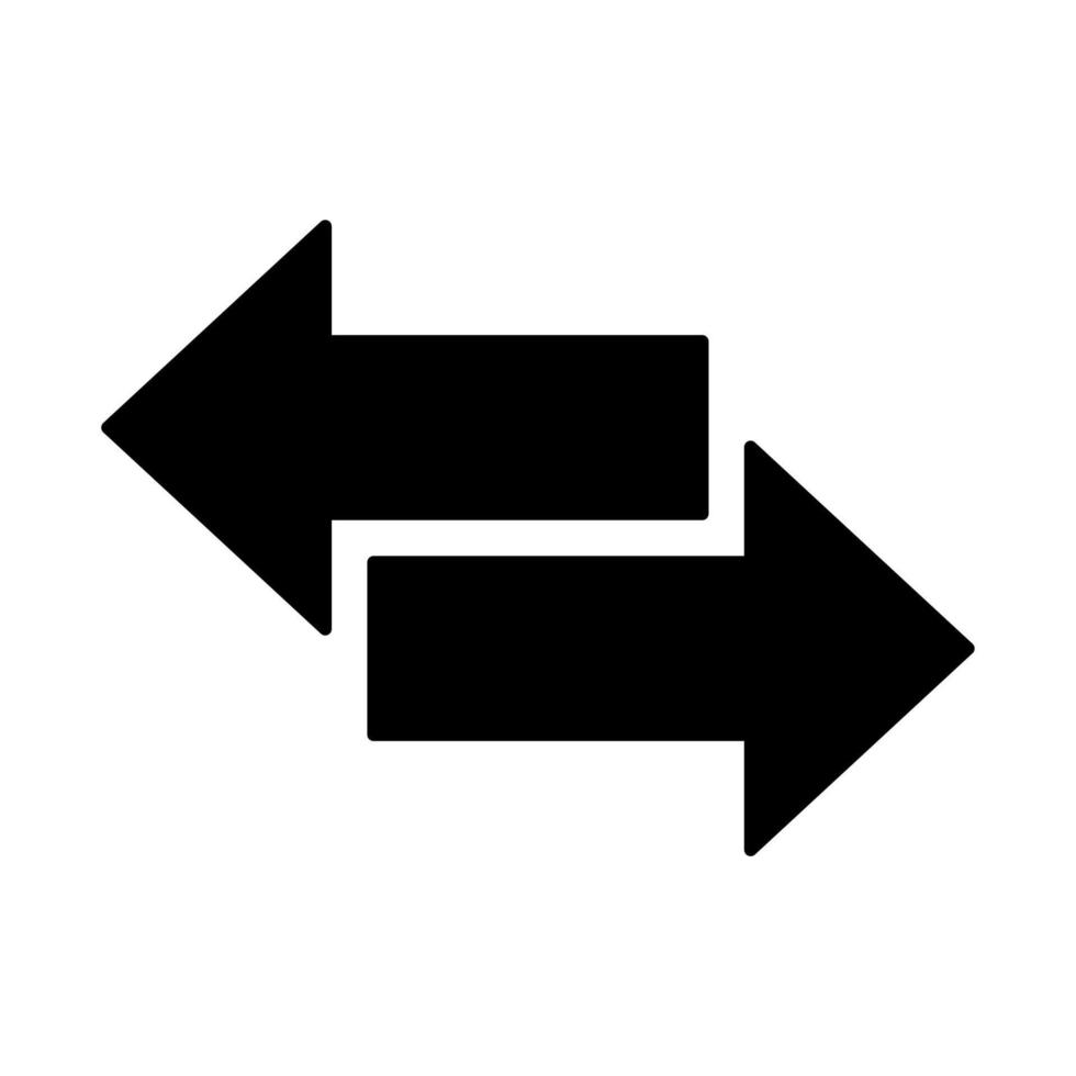 arrow transfer icon vector