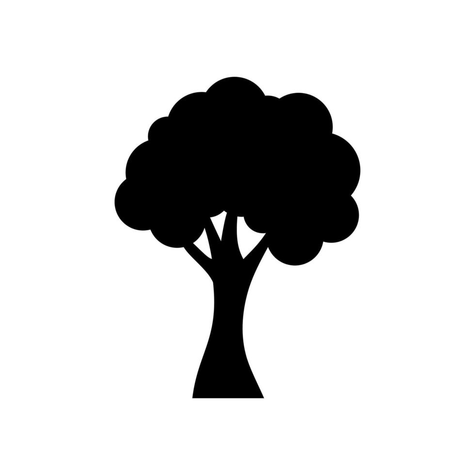 tree flat icon vector