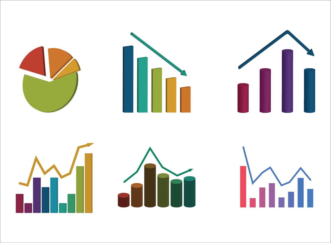 colección de gráficos vectoriales de presentación vector