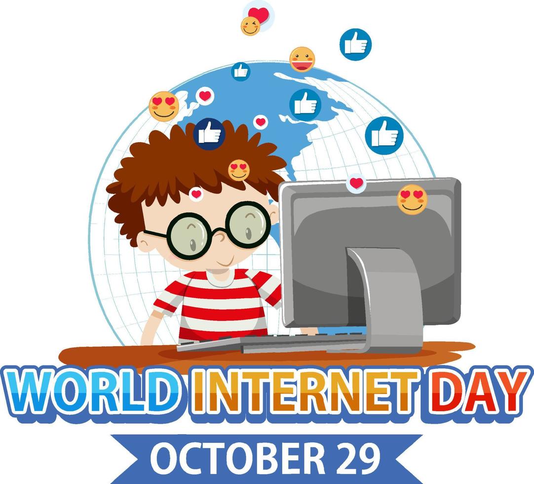 World Internet Day Banner Design vector