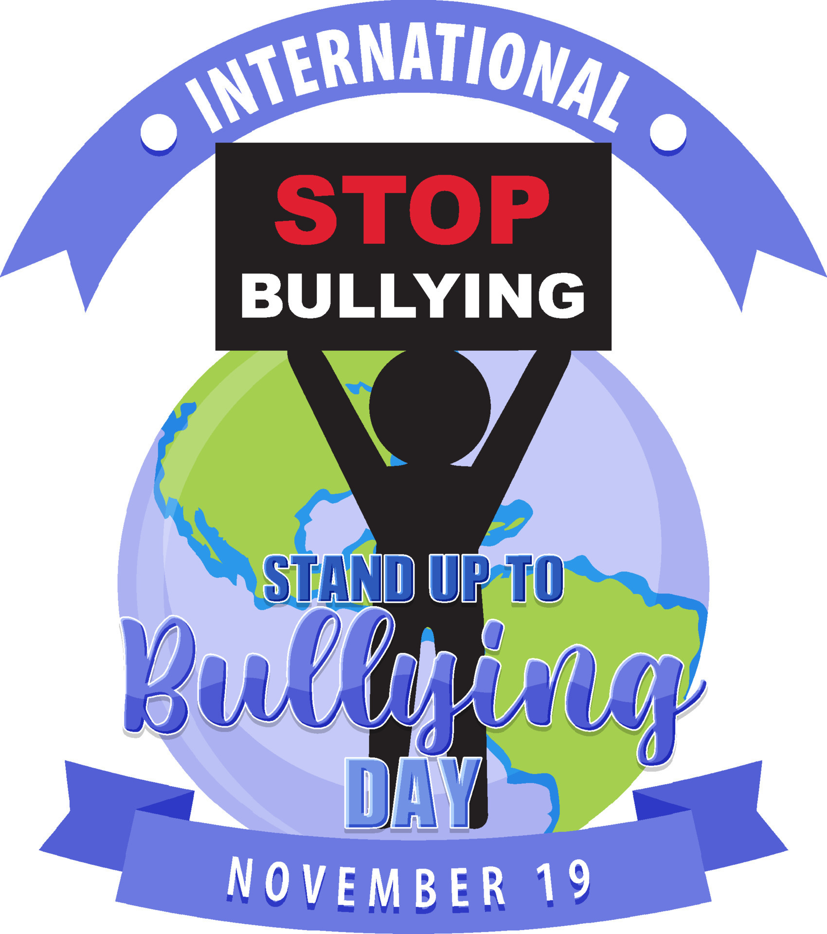 Free, printable anti-bullying campaign poster templates