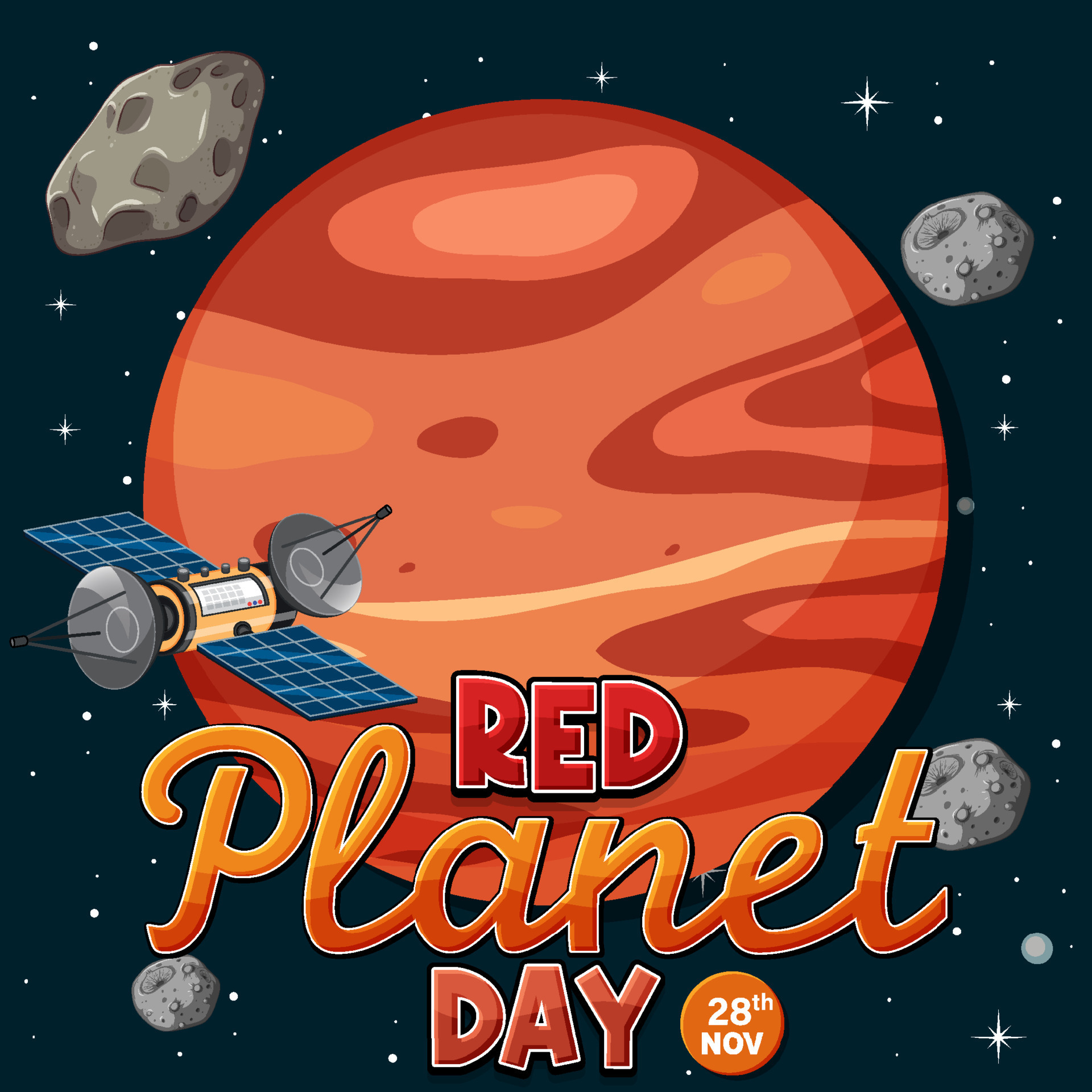 Red day poster template 12744470 Vector Art at Vecteezy
