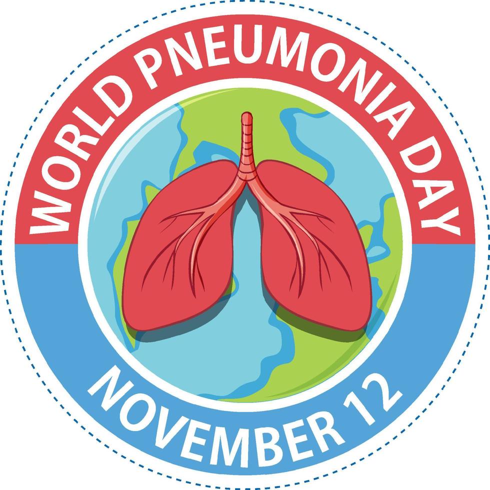 World Pneumonia Day Logo Design 12744484 Vector Art at Vecteezy