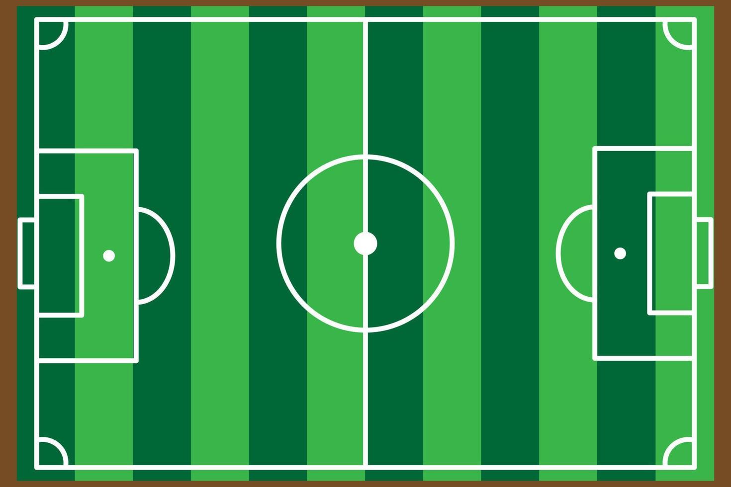 soccer field vector. suitable for strategizing and others vector