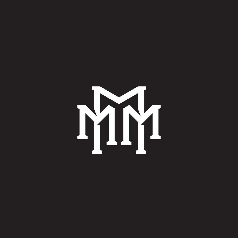 Letter M logo or icon design vector