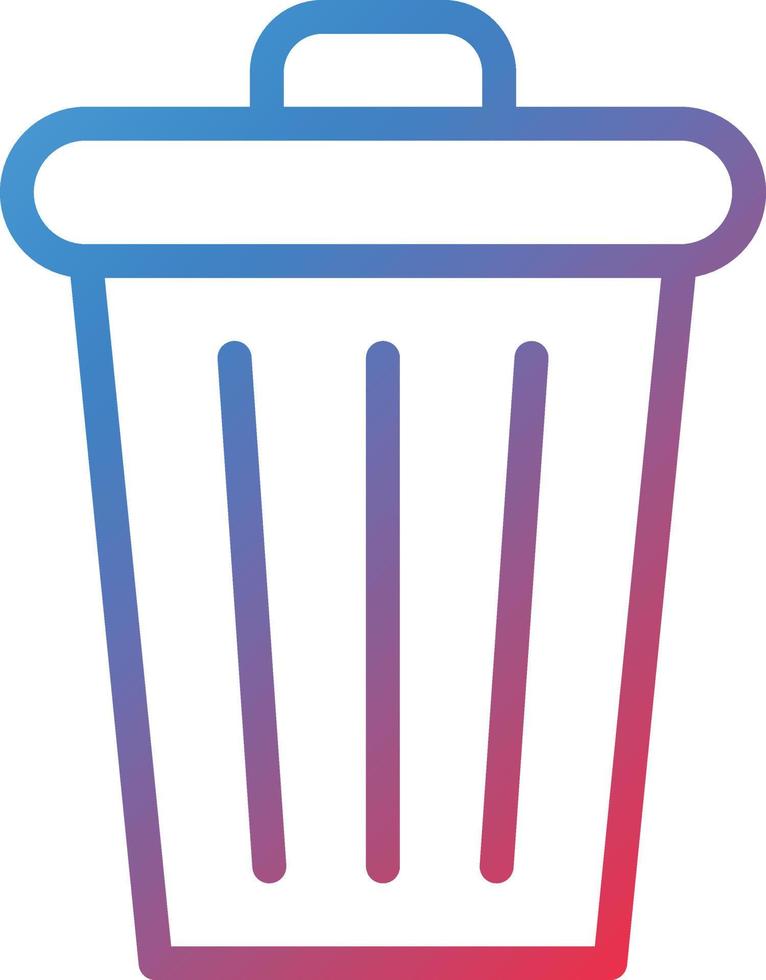 Trash Icon Style vector