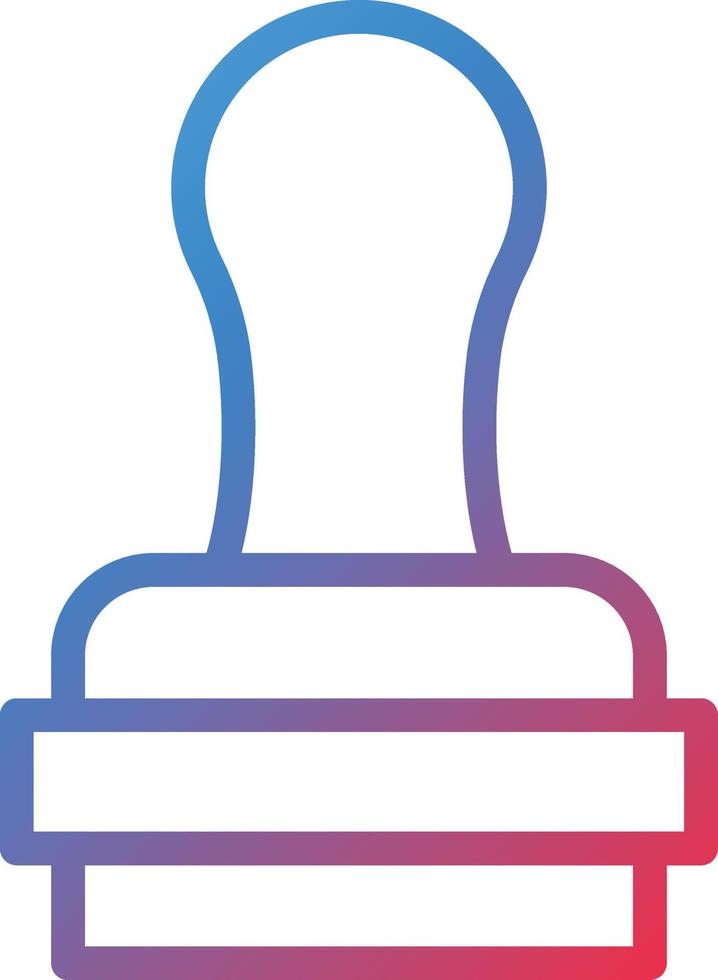Stamp Icon Style vector