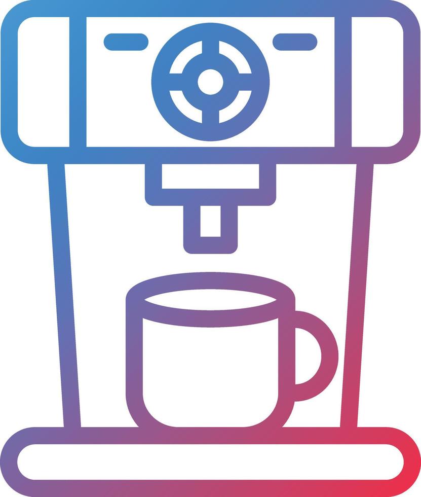 Coffee Machine Icon Style vector