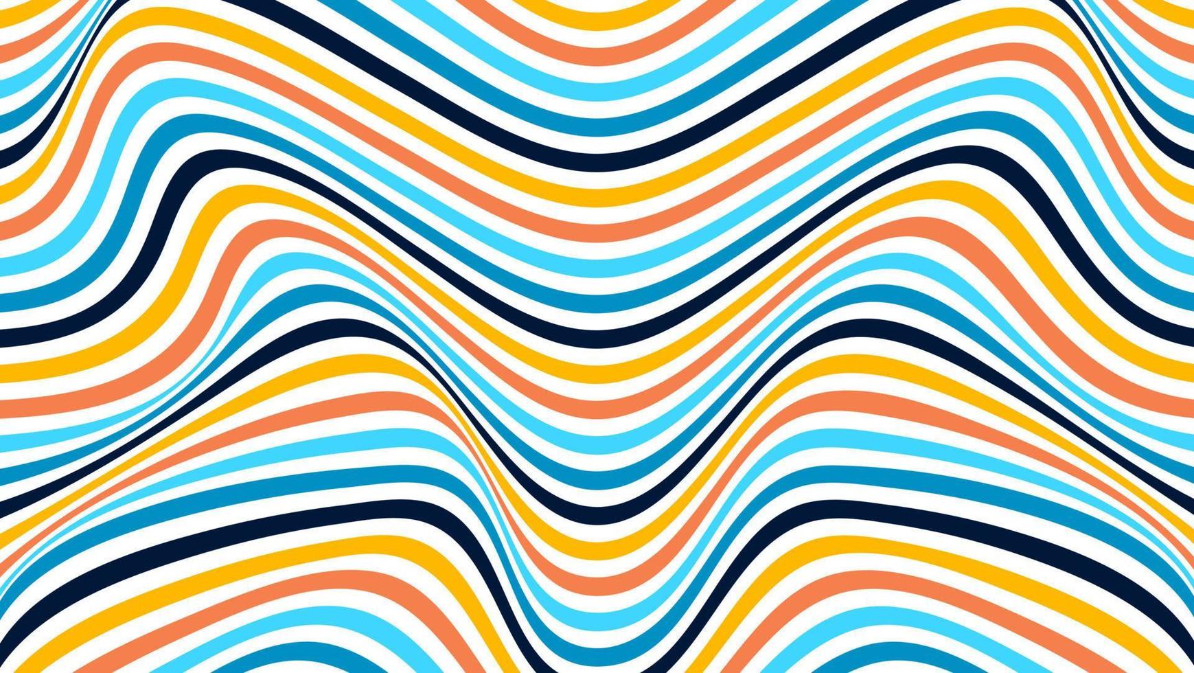 Colorful Psychedelic optical illusion background vector