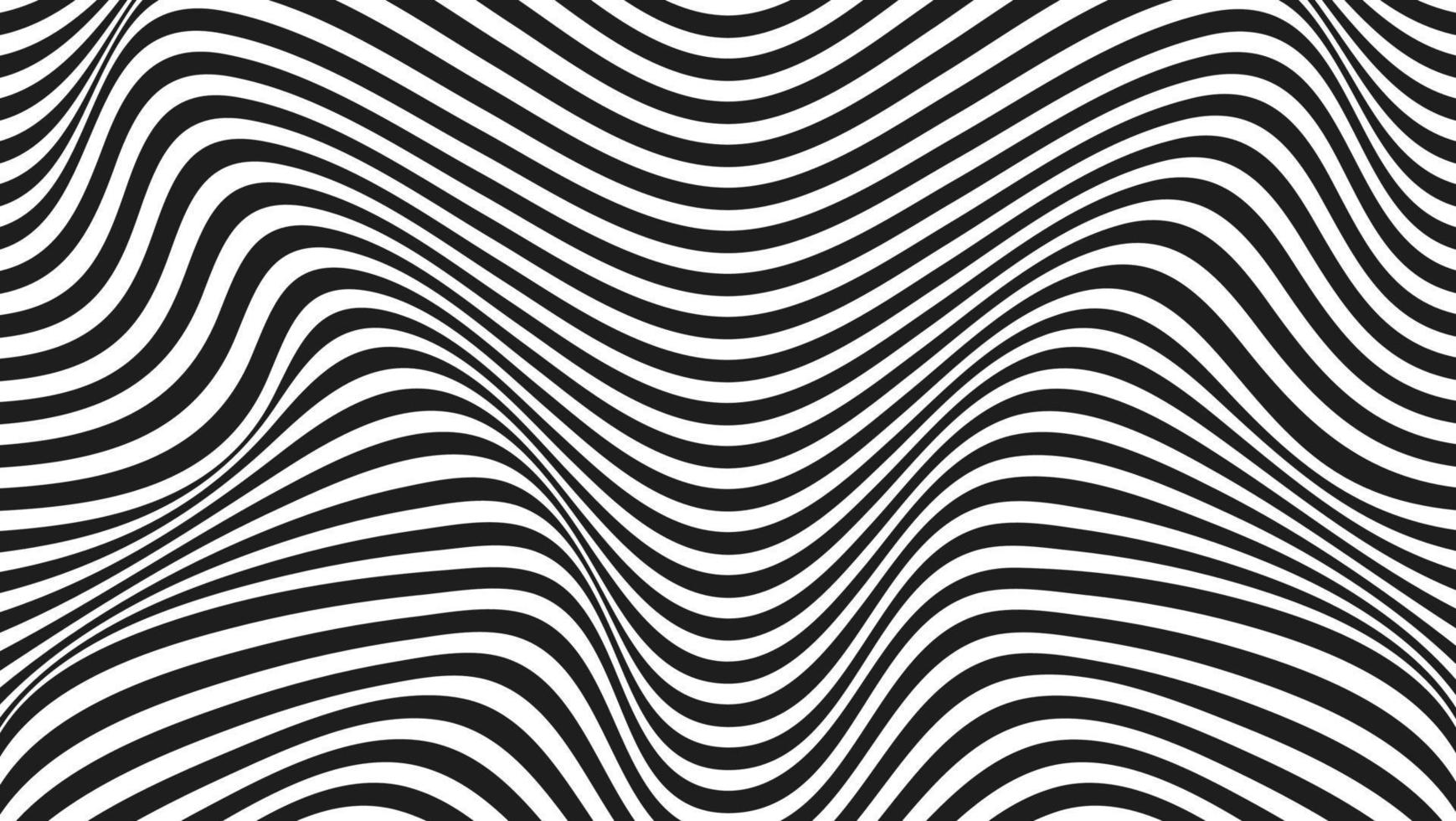 Psychedelic optical illusion background vector
