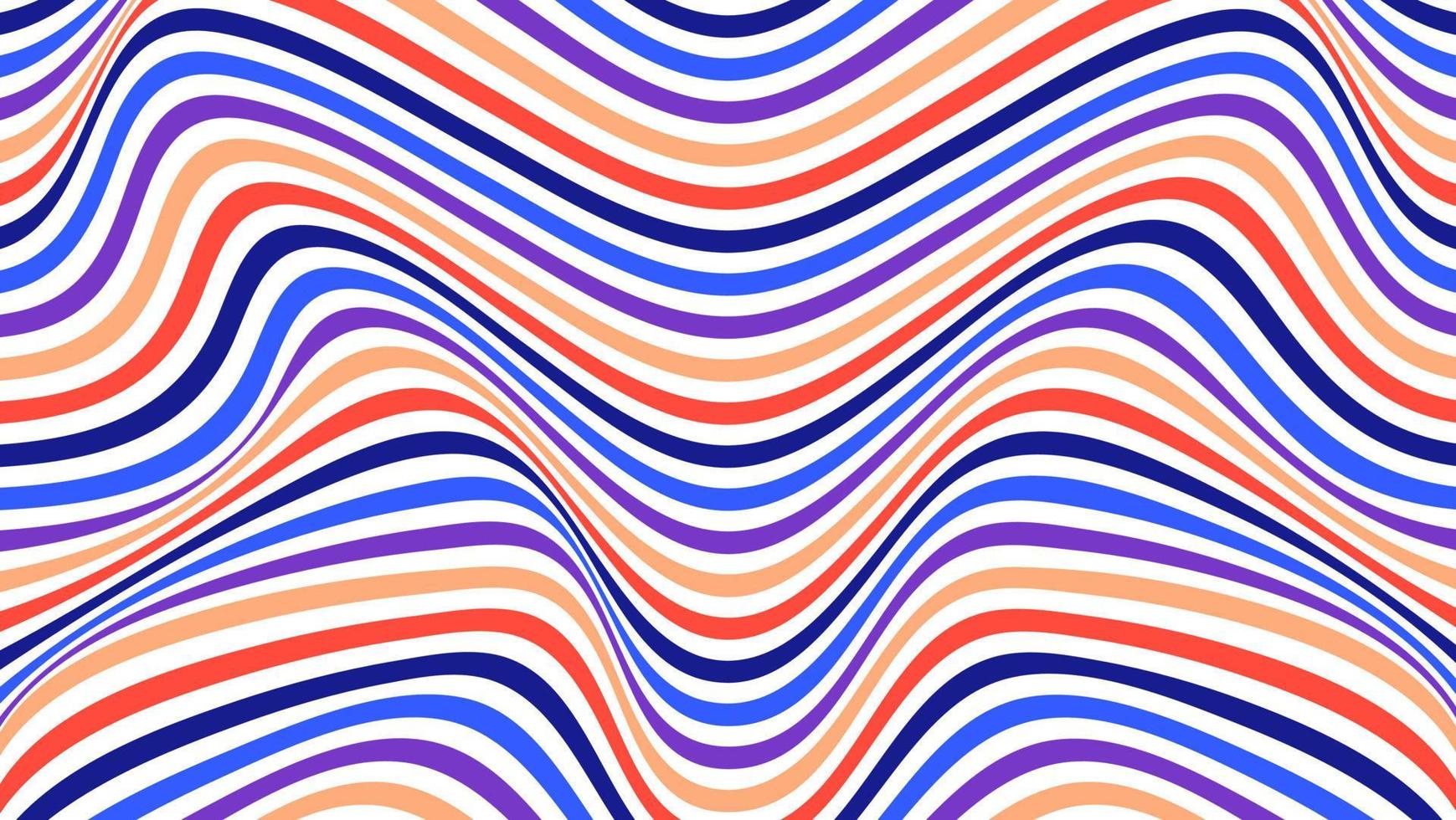 fondo de ilusión óptica psicodélica colorida vector