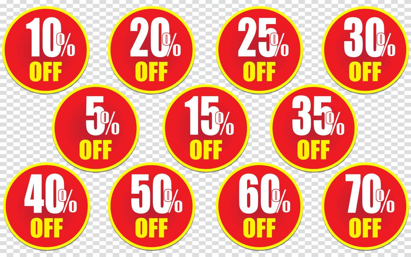 Special Offer Discount Label With Different Sale Percentage 5 10 15 scary-halloween-pumpkin-illustration-creative-fabrica