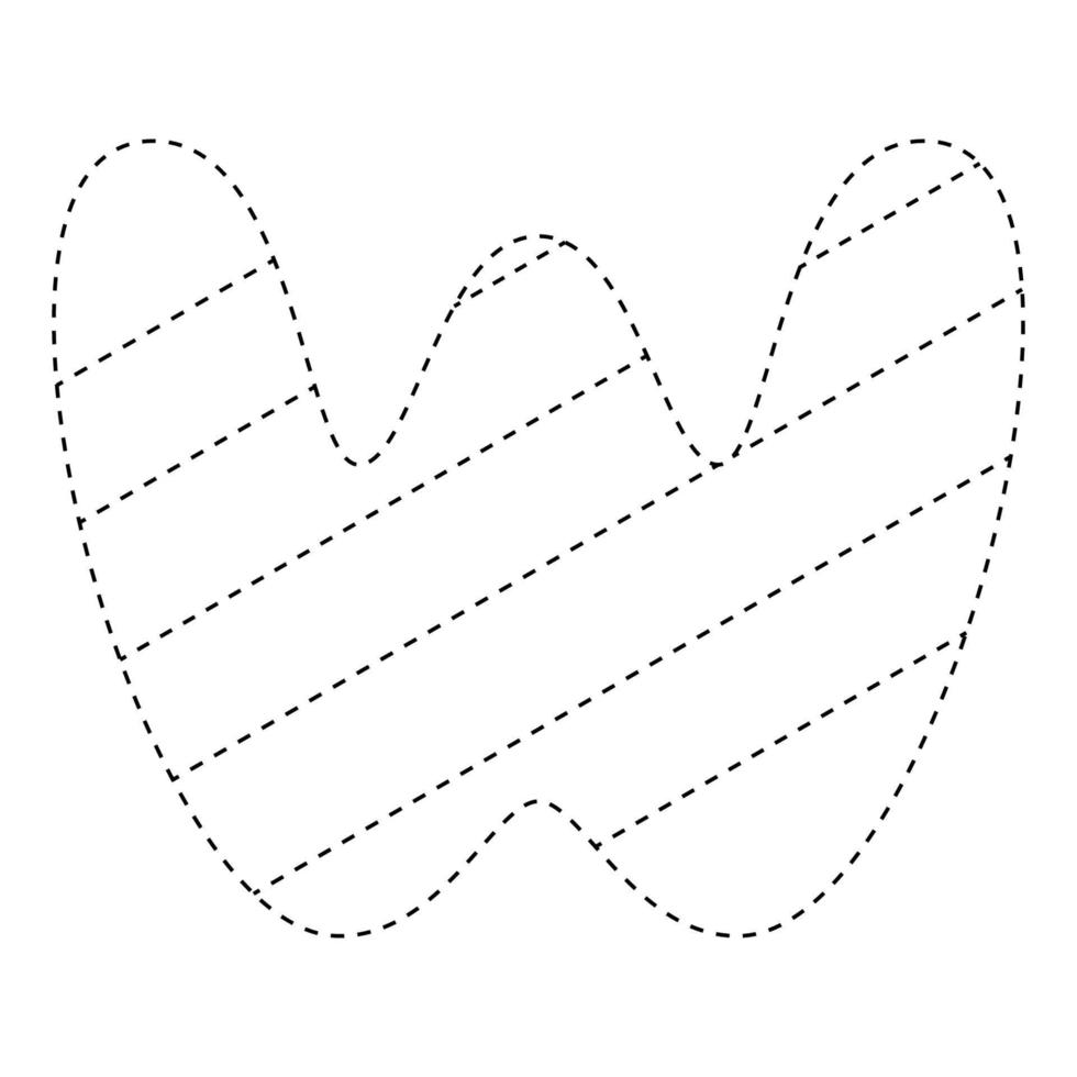 Letter W Tracing Worksheet For Kids 12746646 Vector Art At Vecteezy Letter W Tracing Worksheet For Kids 12746646 Vector Art At Vecteezy