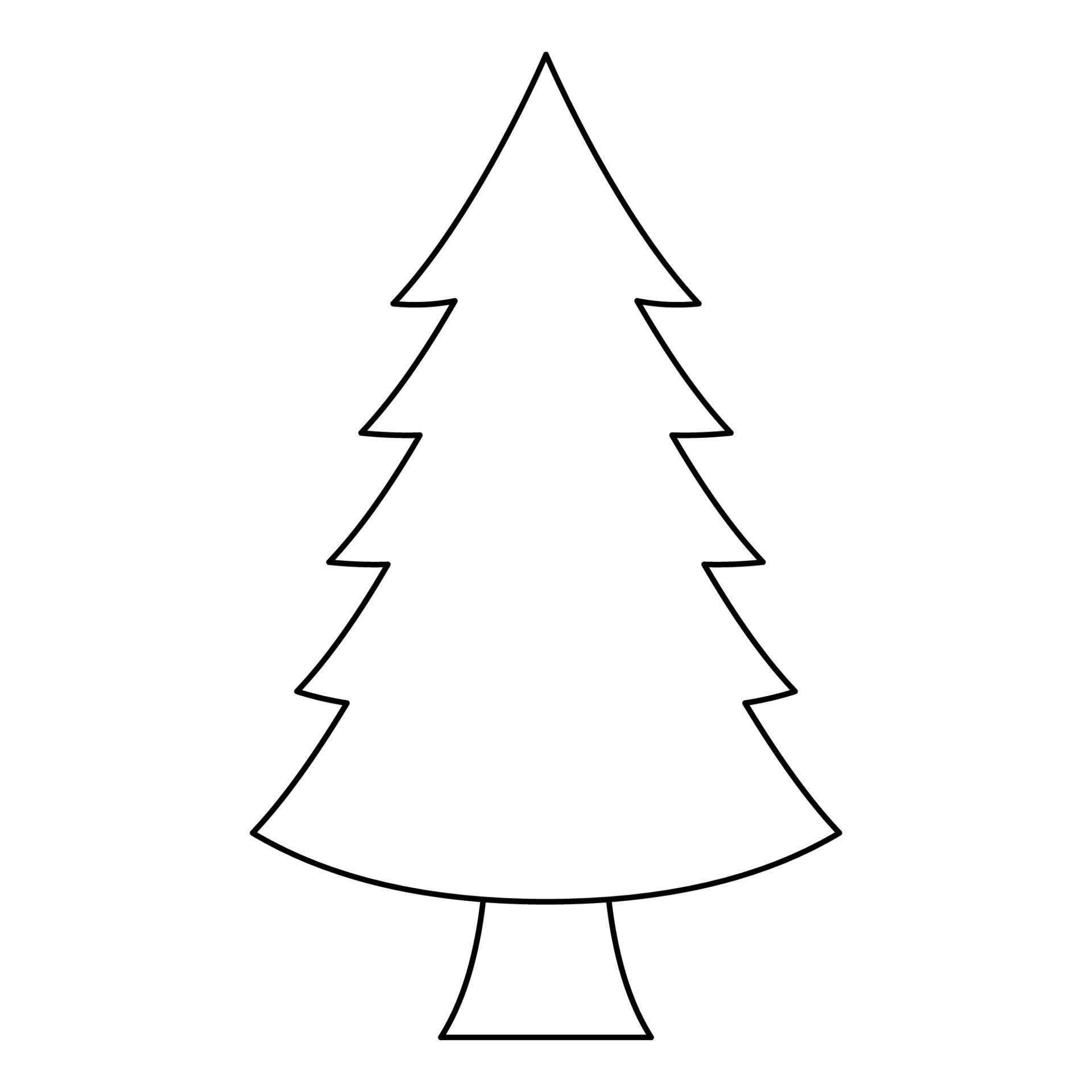 Coloring page with Christmas Tree for kids 12748256 Vector Art at Vecteezy