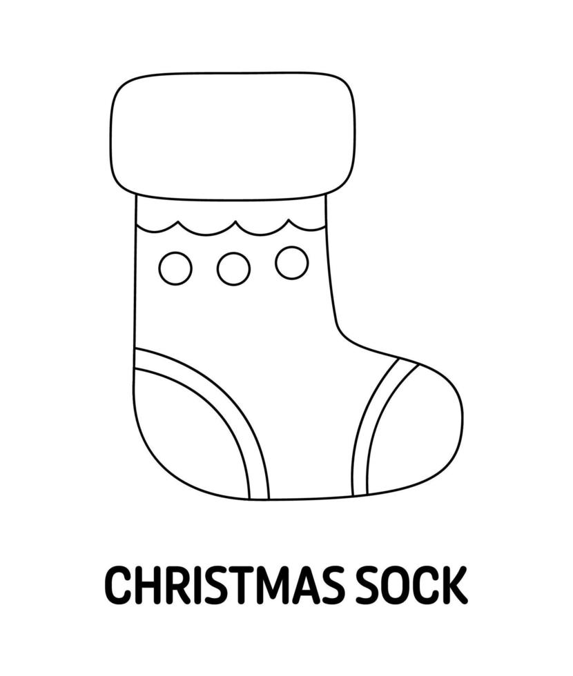 coloring-page-with-christmas-sock-for-kids-12748385-vector-art-at-vecteezy