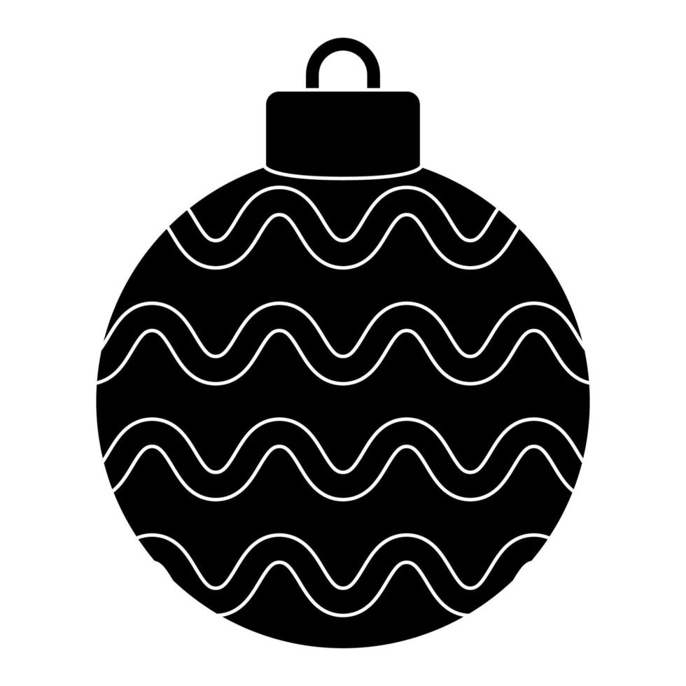Christmas Ball isolated on white background vector