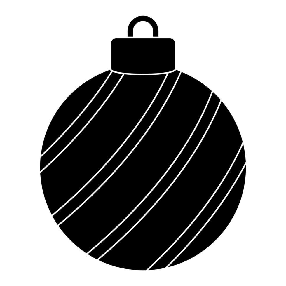 Christmas Ball isolated on white background vector