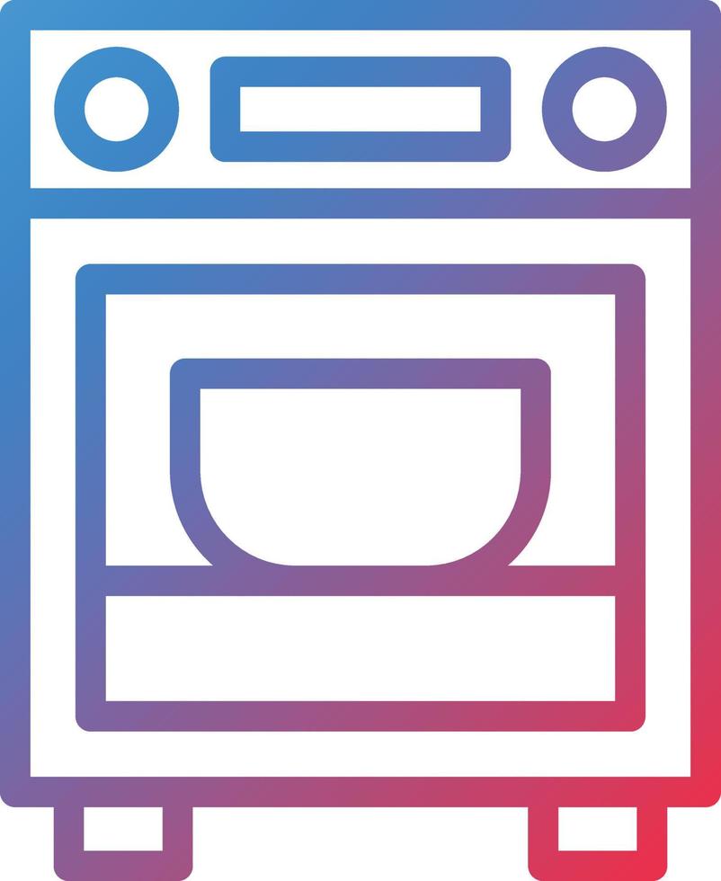 Oven Icon Style vector