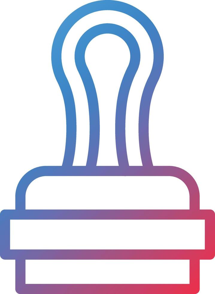 Stamp Icon Style vector