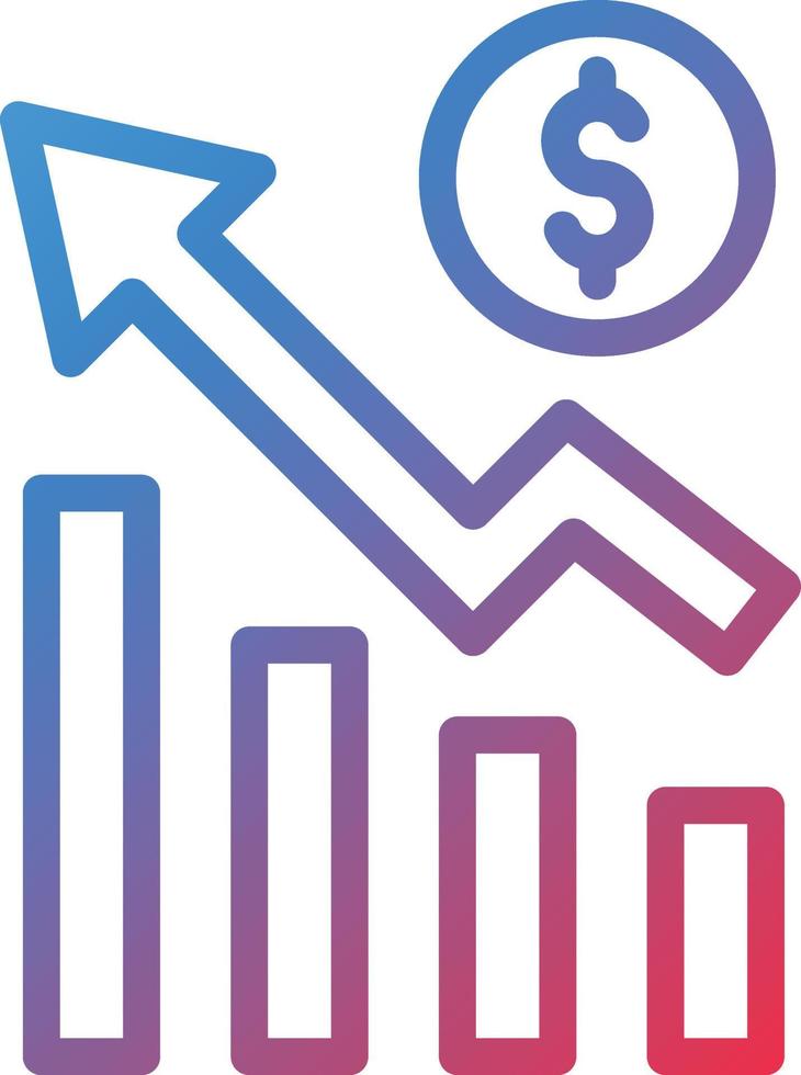 Growth Icon Style vector