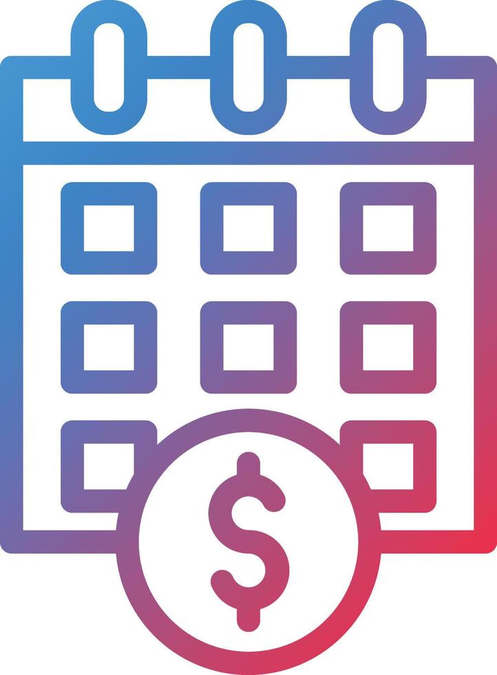 Payment Day Icon Style vector