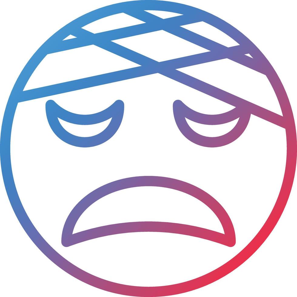 Injured Icon Style vector
