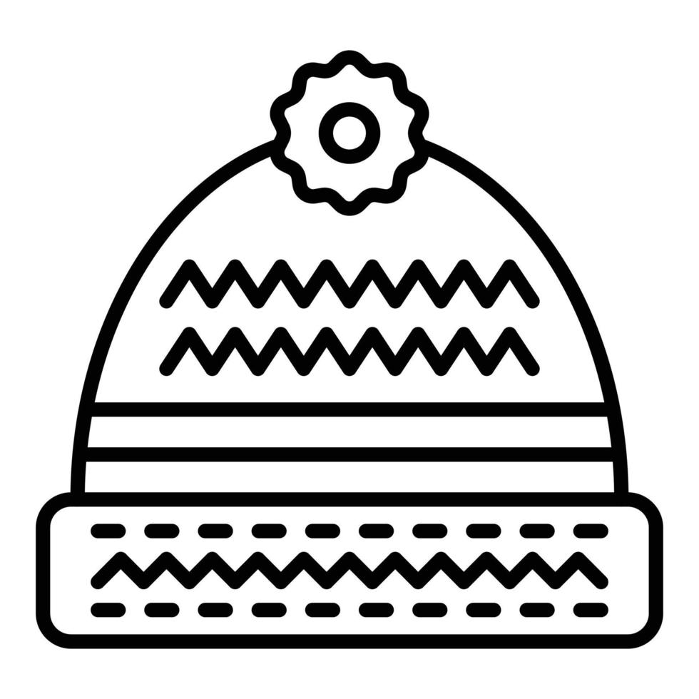 Beanie Icon Style vector
