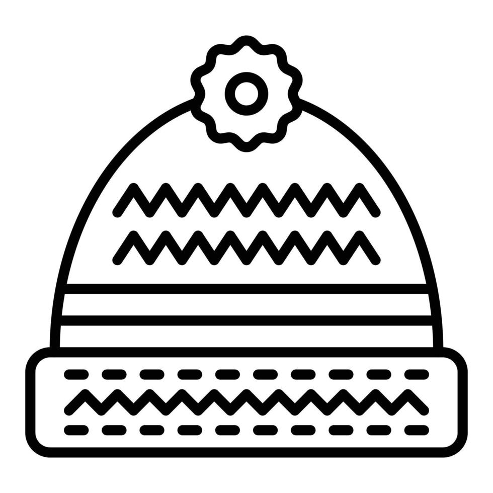 Beanie Icon Style vector