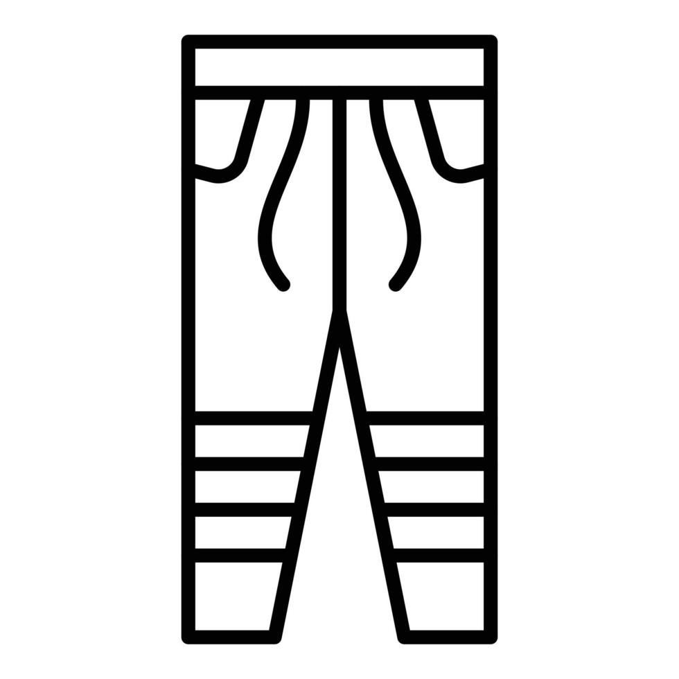 Trousers Icon Style vector