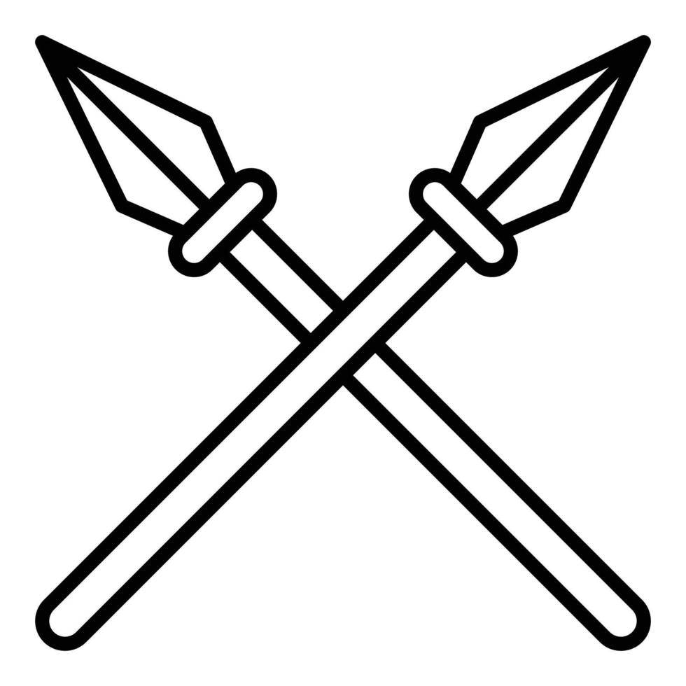 Spear Icon Style vector