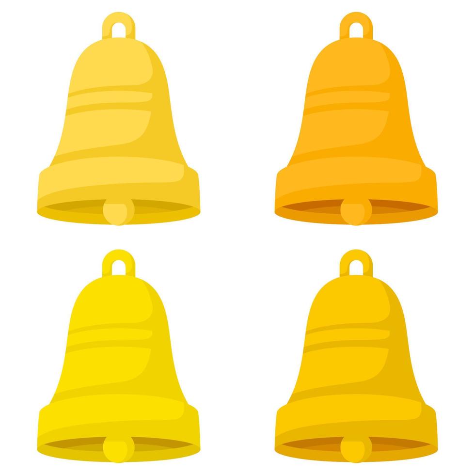 Christmas Bell isolated on white background vector