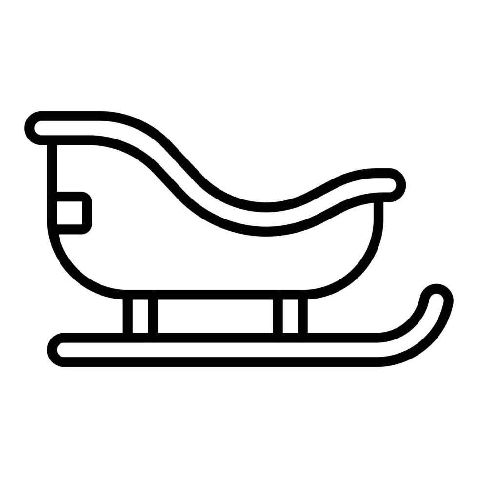 Sled Icon Style vector