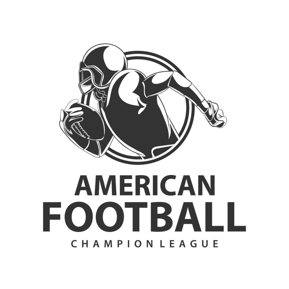 logotipo de fútbol americano vector